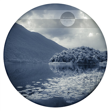 Heavy skies over Lago di Piano (C), Piano Porlezza, Lombardia, Italy